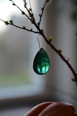 Droppe, Teal, 25-29 mm