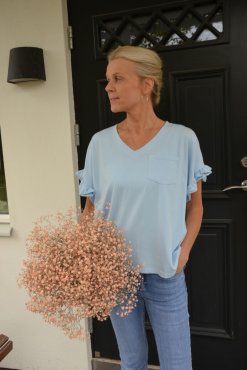 Topp "Lilian, ljusbl�, one size, Mix By Heart