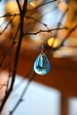 Droppe, Turqoise, 25-29 mm