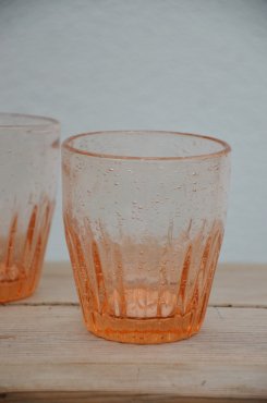 Iseo glas, rosa/korall, Olsson & Jensen