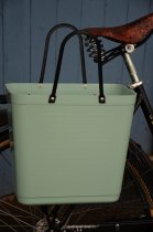 Väska Hinza Hög med cykelfäste, Olivgrön-Recycled Plastic
