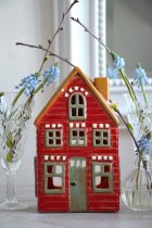 Thorshavn hus, röd, Ib Laursen